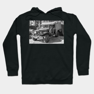 World War 2 off-road military vehicle Hoodie